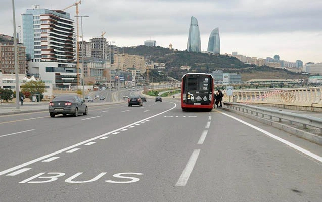 Avtobus zolaqlarının uzunluğu, Avtobus