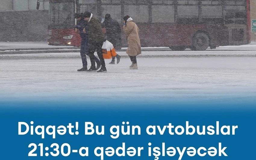 Avtobus, Nəqliyyat, Ayna, avtobuslar saat 21:30-dək fəaliyyət göstərəcək