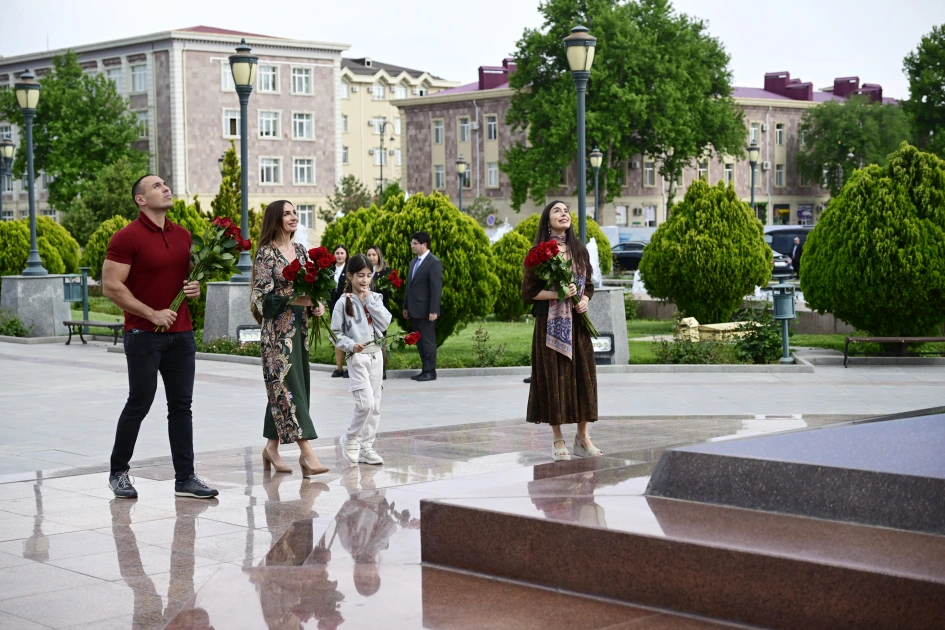 Naxçıvana səfər, Leyla Əliyeva, Arzu Əliyeva