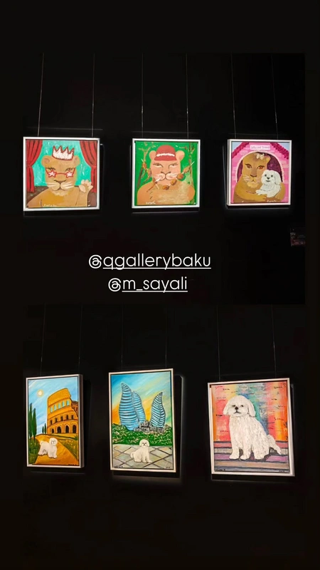 "Gallery" rəsm qalereyasında, Arzu Əliyeva, Gallery rəsm qalereyasında