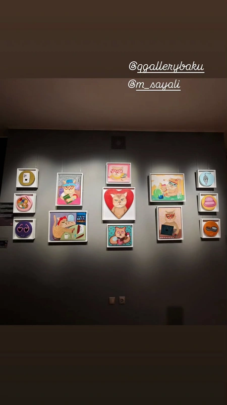"Gallery" rəsm qalereyasında, Arzu Əliyeva, Gallery rəsm qalereyasında