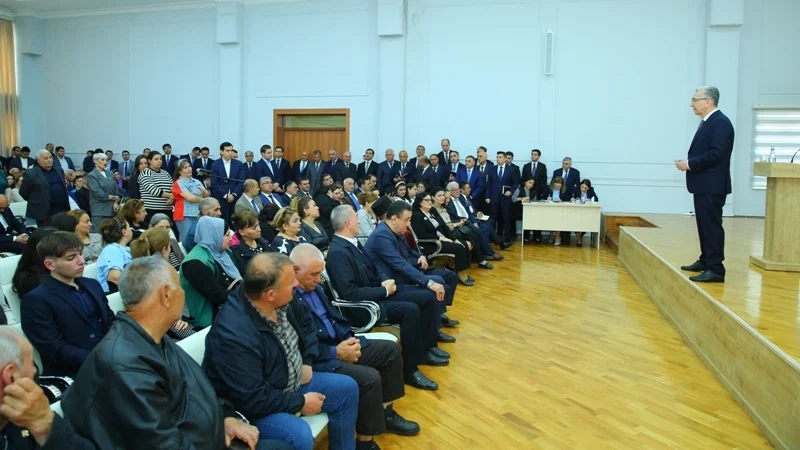 Biləcəri sakinləri ilə görüş, Eldar Əzizov, Bakı Şəhər İcra Hakimiyyəti, BŞİH, Binəqədi Rayon İcra Hakimiyyəti