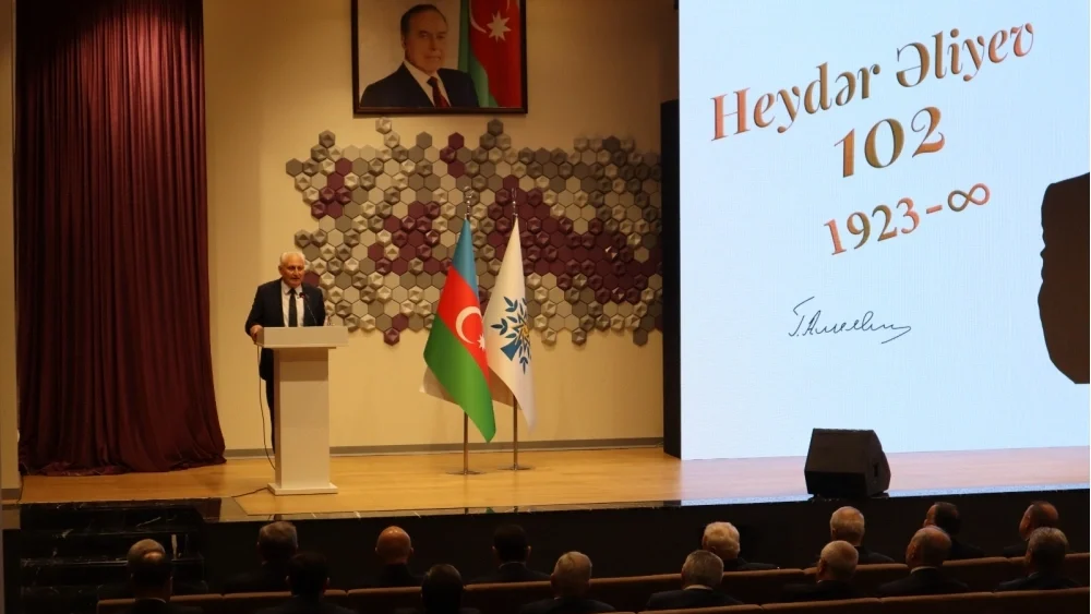 Ulu Öndər Heydər Əliyevin 102 illiyi münasibətilə tədbir, Nərimanov rayonu, Elgin Həbibullayev