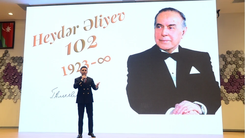 Ulu Öndər Heydər Əliyevin 102 illiyi münasibətilə tədbir, Nərimanov rayonu, Elgin Həbibullayev