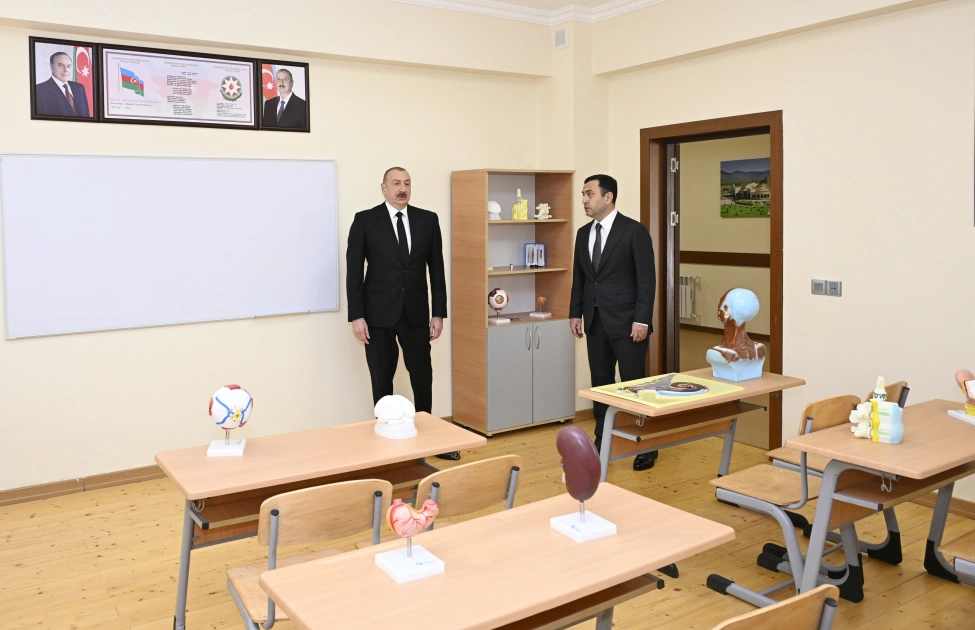 Prezident İlham Əliyev İsmayıllı şəhərində “Talıstan” liseyinin binasının açılışında iştirak edib, Talıstan Liseyi, İsmayıllı