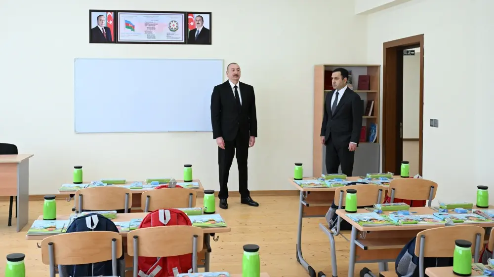 Prezident İlham Əliyev İsmayıllı şəhərində “Talıstan” liseyinin binasının açılışında iştirak edib, Talıstan Liseyi, İsmayıllı