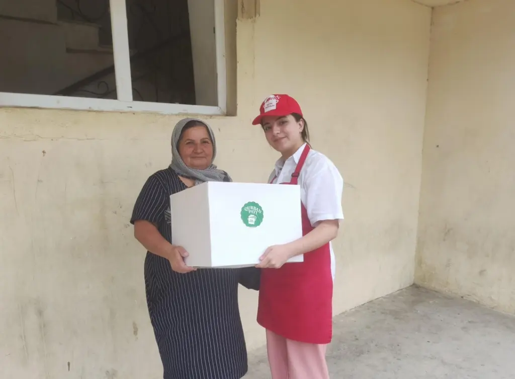 qurban paylarının çatdırılması, Bizim Mətbəx, Leyla Əliyeva