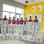 Yevlaxda ailələrə qurban payları, Qurban Bayramı, Qurban payı, Yevlax, Bizim Mətbəx, Leyla Əliyeva