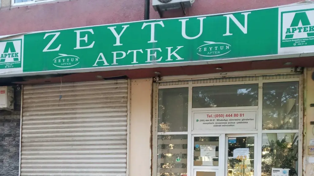 "Zeytun" apteklərinə, Zeytun, Aptek, Dərman