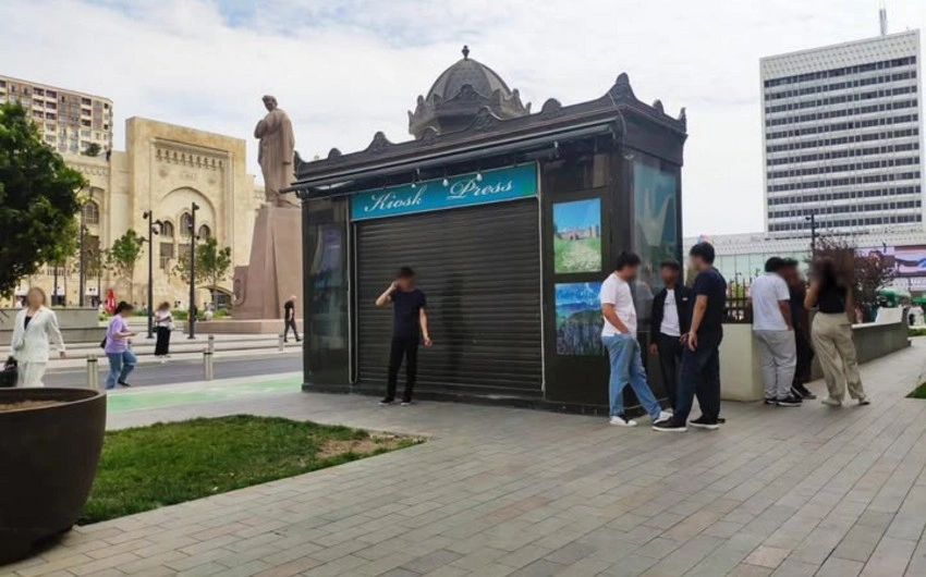 qanunsuz qoyulan köşk götürülüb, Kiosk, Köşk, "28 May" Metrostansiyası