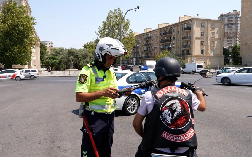 motosiklet sürücüləri, motosiklet, Daxili İşlər Nazirliyi