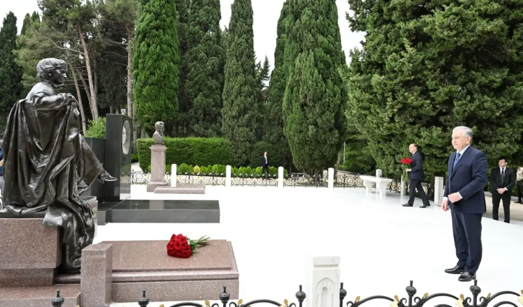 Şavkat Mirziyoyev, Heydər Əliyev, Özbəkistan