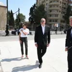 Prezident İlham Əliyev və birinci xanım Mehriban Əliyeva Gəncə şəhərində, İlham Əliyev, Mehriban Əliyeva, III MDB Oyunları, Gəncə