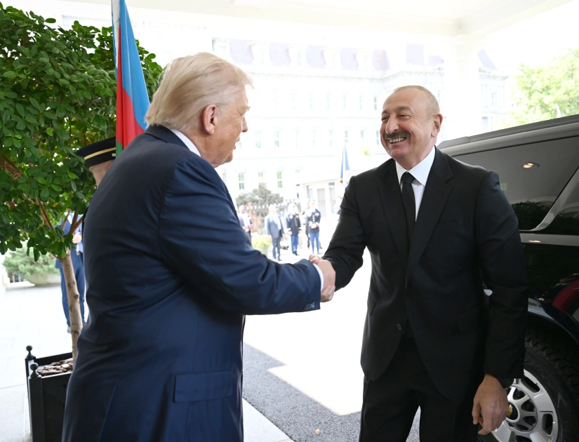 Prezident İlham Əliyev Ağ Evə gəldi - YENİLƏNİB, İlham Əliyev, Donald Tramp, Ağ Ev, ABŞ