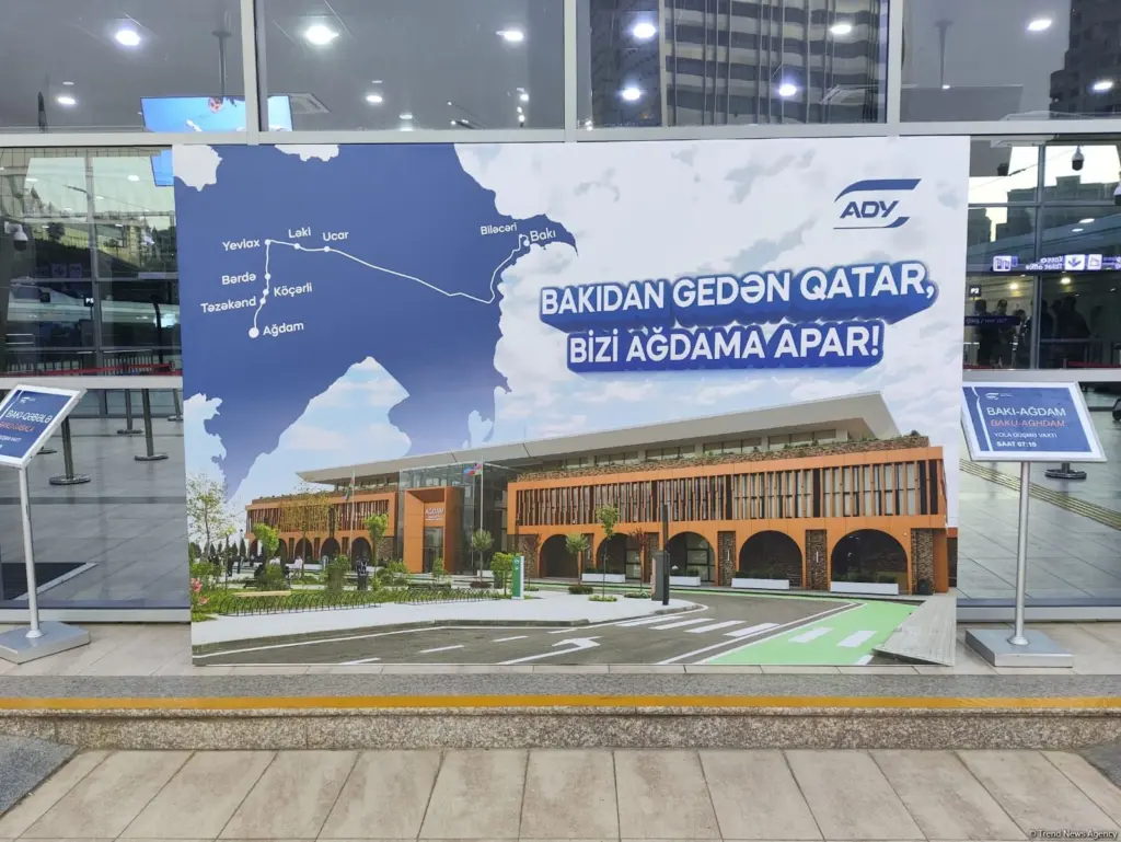 Bakı-Ağdam sərnişin qatarı, Ağdam, Qatar, ADY