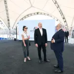 Gəncə şəhərində bazalt məhsullarının istehsalı, İlham Əliyev, Mehriban Əliyeva, Gəncə, “Azerbazalt” MMC