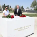 Gәncә Memorial Kompleksində, İlham Əliyev, Mehriban Əliyeva, Gәncә Memorial Kompleksi