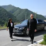 Prezident İlham Əliyev Kəlbəcər şəhərinin sakinləri ilə görüşüb, İlham Əliyev, Mehriban Əliyeva, Kəlbəcər
