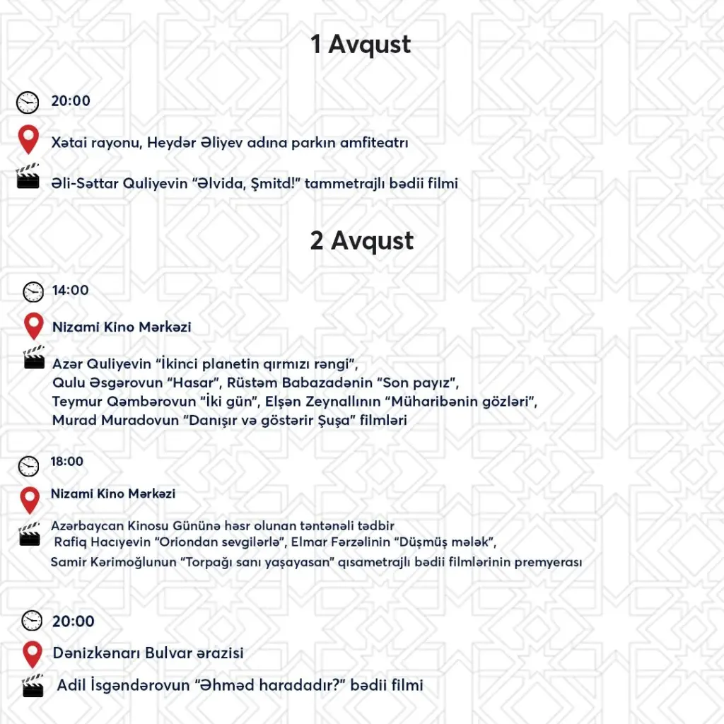 Azərbaycan Kinosu Günü