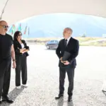 Kəlbəcər şəhəri, İlham Əliyev, Mehriban Əliyeva, Bəşir Hacıyev