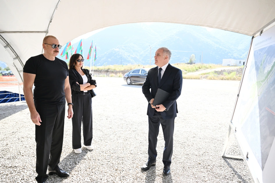 Kəlbəcər şəhəri, İlham Əliyev, Mehriban Əliyeva, Bəşir Hacıyev