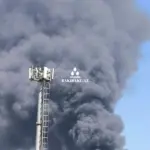 "Sədərək" ticarət mərkəzində yanğın, "Sədərək" ticarət mərkəzi, Yanğın