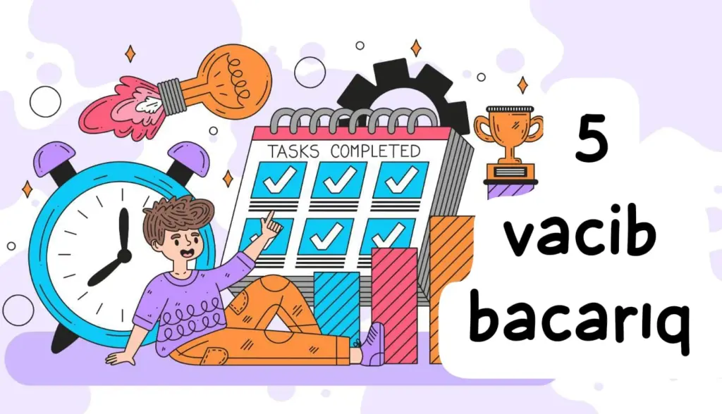 Günümüzdə uğurlu olmaq, Uğur, Bacarıq, 5 vacib bacarıq