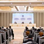 Mətbuata birgə bəyanat, Türkmənistan, İlham Əliyev, Qurbanqulu Berdiməhəmmədov, Şavkat Mirziyoyev