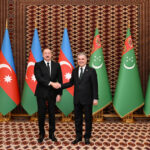 Türkmənistan Xalq Məsləhətinin sədri ilə təkbətək görüş, Türkmənistan, Türkmənbaşı, İlham Əliyev, Qurbanqulu Berdiməhəmmədov