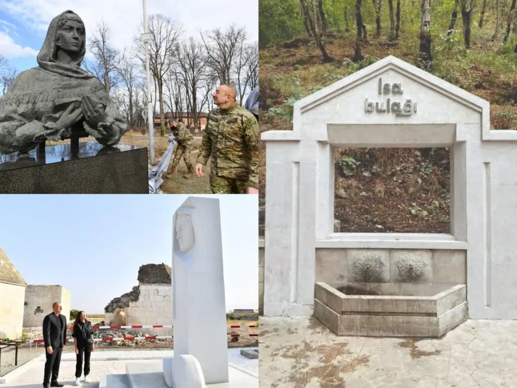 Xurşidbanu Natəvan, İsa Bulağı, Qarabağ