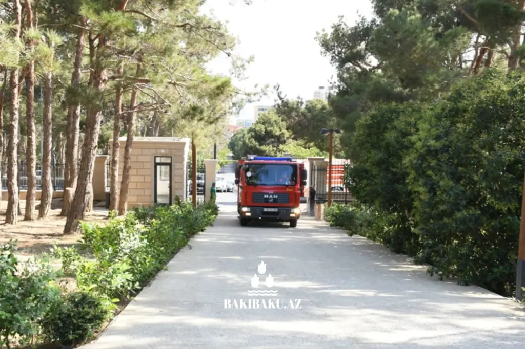 Mərkəzi Nəbatat Bağı, Bakı Şəhər İcra Hakimiyyəti, Fövqəladə Hallar Nazirliyi, Yanğın, Təlim