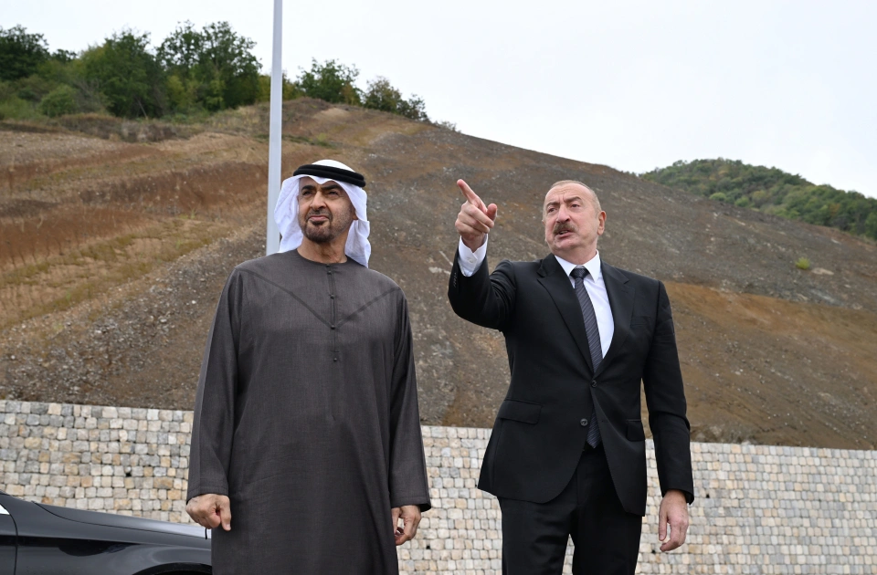 Azərbaycan və Birləşmiş Ərəb Əmirliklərinin prezidentləri, Şuşa rayonu, Daşaltı kəndi