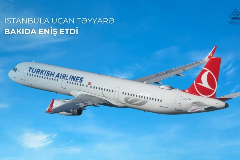 İstanbula uçan təyyarə, Turkish Airlines, Aşqabad-İstanbul