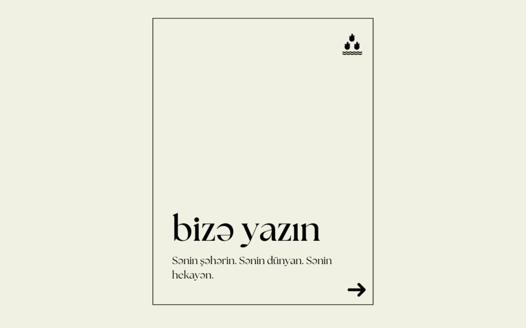 Baki-baku.az, "Bizə yazın"