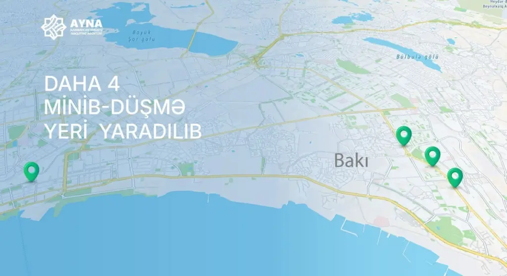 4 ünvanda minib-düşmə yeri, AYNA