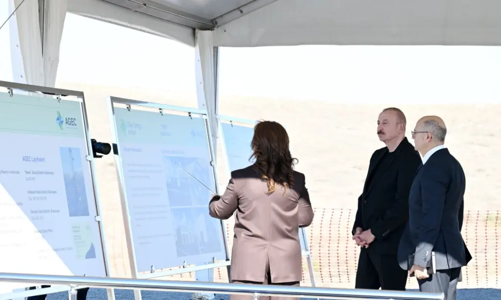 İlham Əliyev, Cəbrayıl rayonu, Şahvəlli kəndi, “Şəms” və “Üfüq” Günəş Elektrik stansiyaları