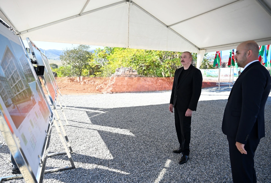 Cəbrayıl şəhərində, İlham Əliyev, Cəbrayıl şəhəri