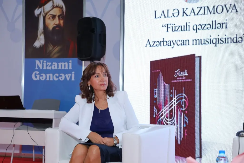 Lalə Kazımova, “Füzuli qəzəlləri Azərbaycan musiqisində”, XI Bakı Beynəlxalq Kitab Sərgisi
