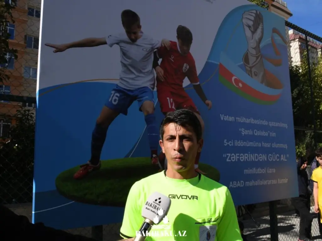 Bakı Şəhər İcra Hakimiyyəti, Regional İnkişaf İctimai Birliyi, Bakı Şəhər Gənclər və İdman İdarəsi, AFFA, "Zəfərindən Güc Al", Minifutbol, Bəxtiyar Osmanov