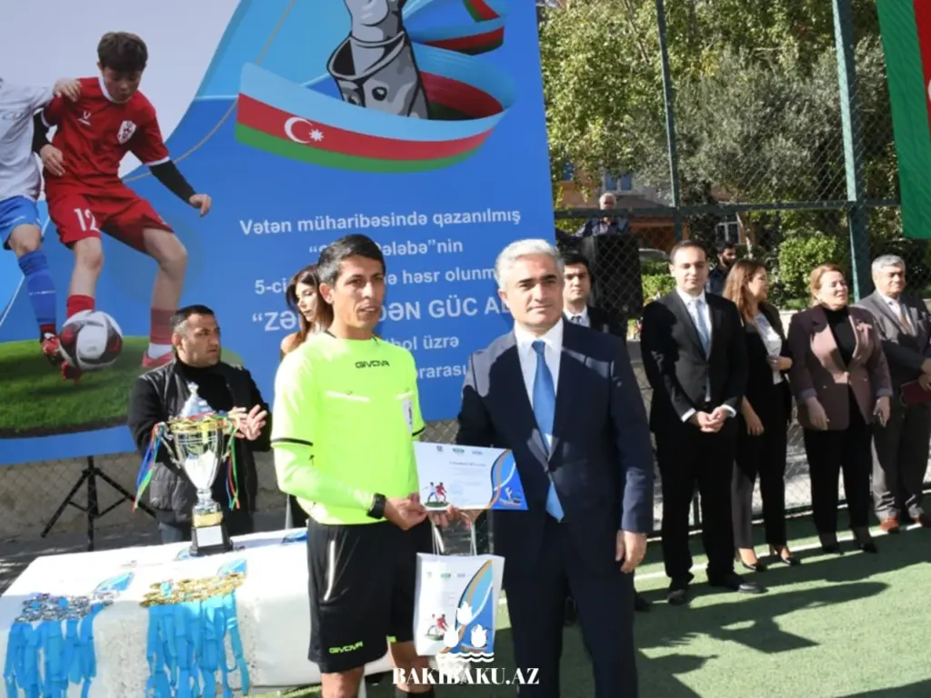 Bakı Şəhər İcra Hakimiyyəti, Regional İnkişaf İctimai Birliyi, Bakı Şəhər Gənclər və İdman İdarəsi, AFFA, "Zəfərindən Güc Al", Minifutbol