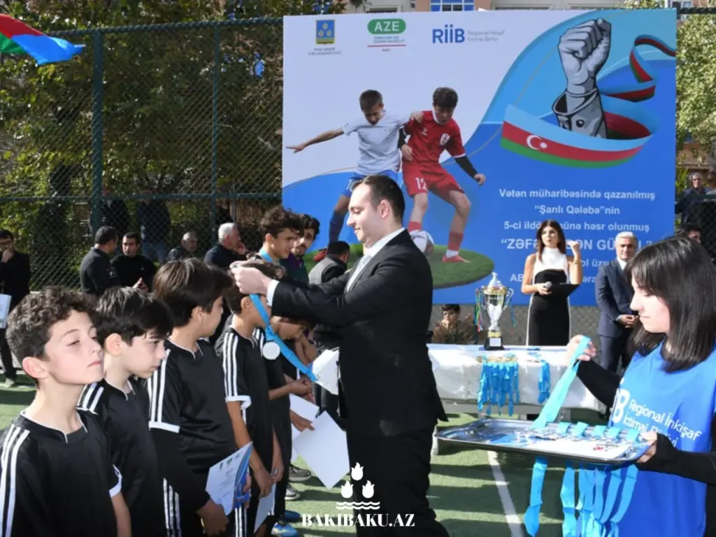 Bakı Şəhər İcra Hakimiyyəti, Regional İnkişaf İctimai Birliyi, Bakı Şəhər Gənclər və İdman İdarəsi, AFFA, "Zəfərindən Güc Al", Minifutbol
