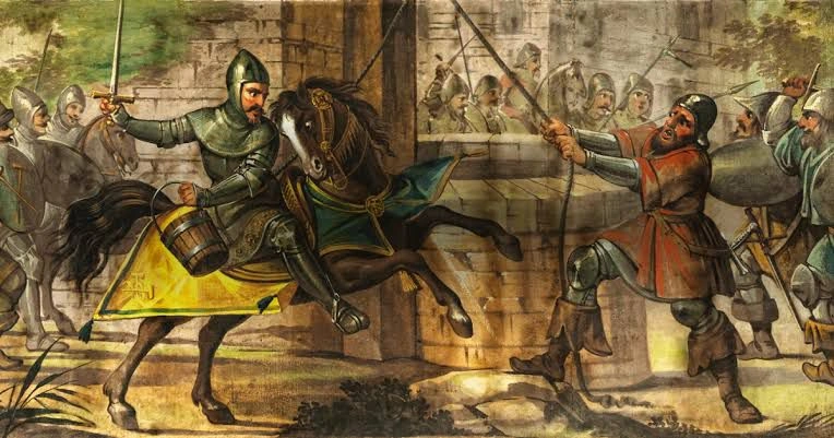 Vedrə üstündə müharibə, Vedrə, Müharibə