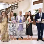 Leyla Əliyeva və Arzu Əliyeva Dəkkədə, Leyla Əliyeva, Arzu Əliyeva, Banqladeş, Dəkkə şəhəri, Məhəmməd Yunus