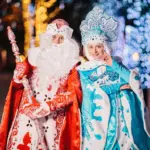 Şaxta baba və Qar qız, Şaxta baba, Qar qız