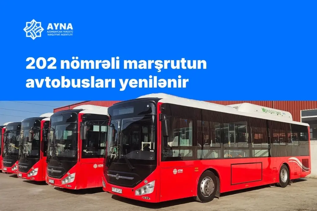 202 nömrəli marşrut, Avtobus