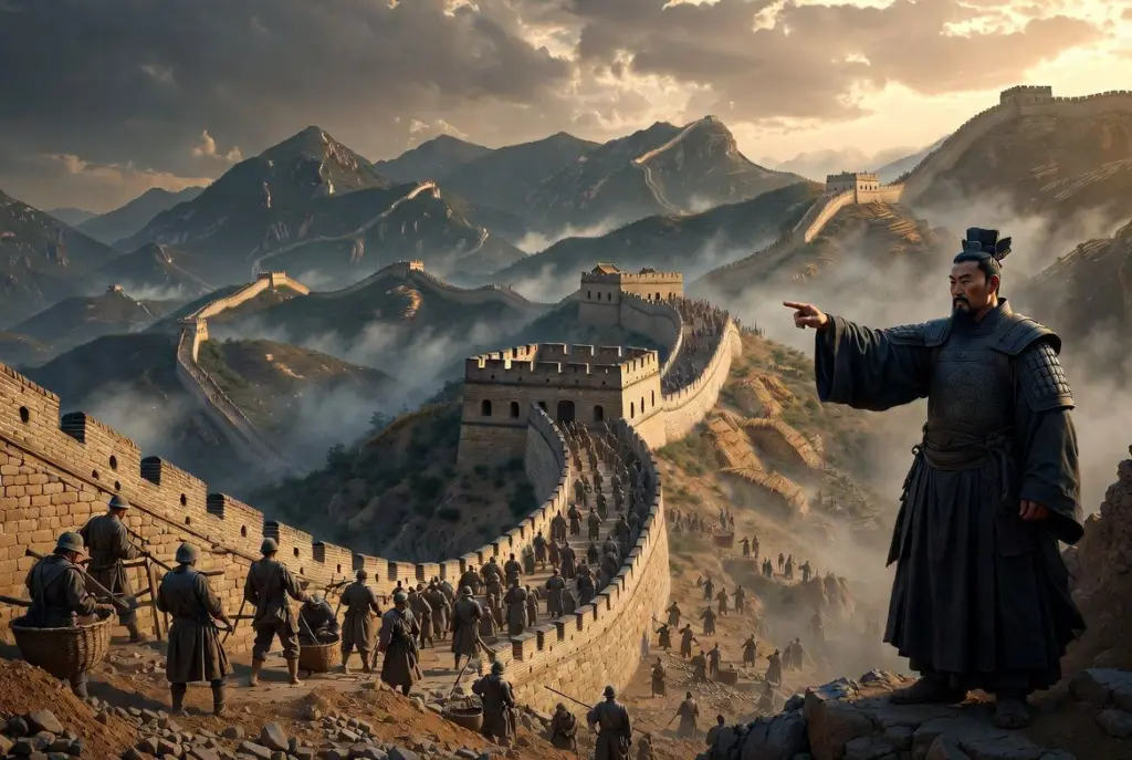 Böyük Çin Səddi, Sin Şixuandi