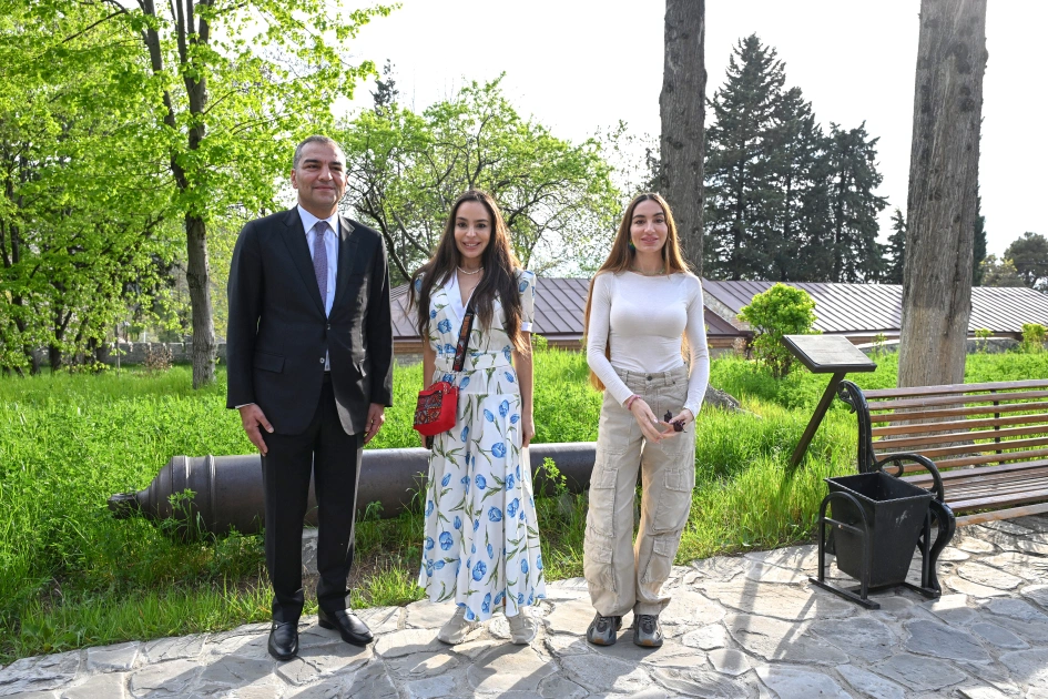 Leyla Əliyeva və Arzu Əliyeva Şəkidə, Leyla Əliyeva, Arzu Əliyeva, Şəki