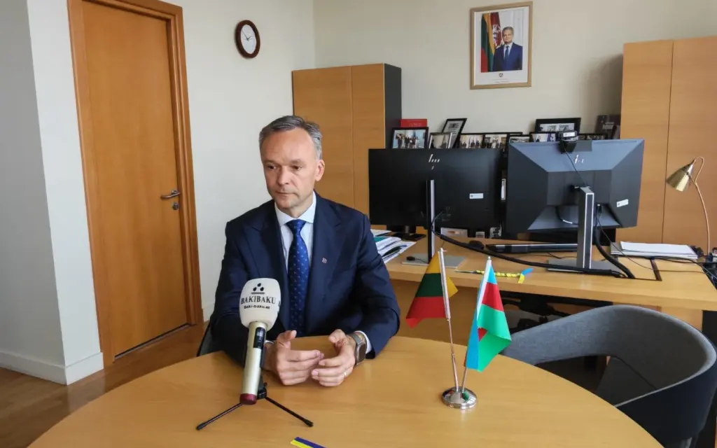 Litva səfiri, Kestutis Vaşkeleviçus, Litva, Посол Литвы, Литва, Кестутис Вашкелявичюс
