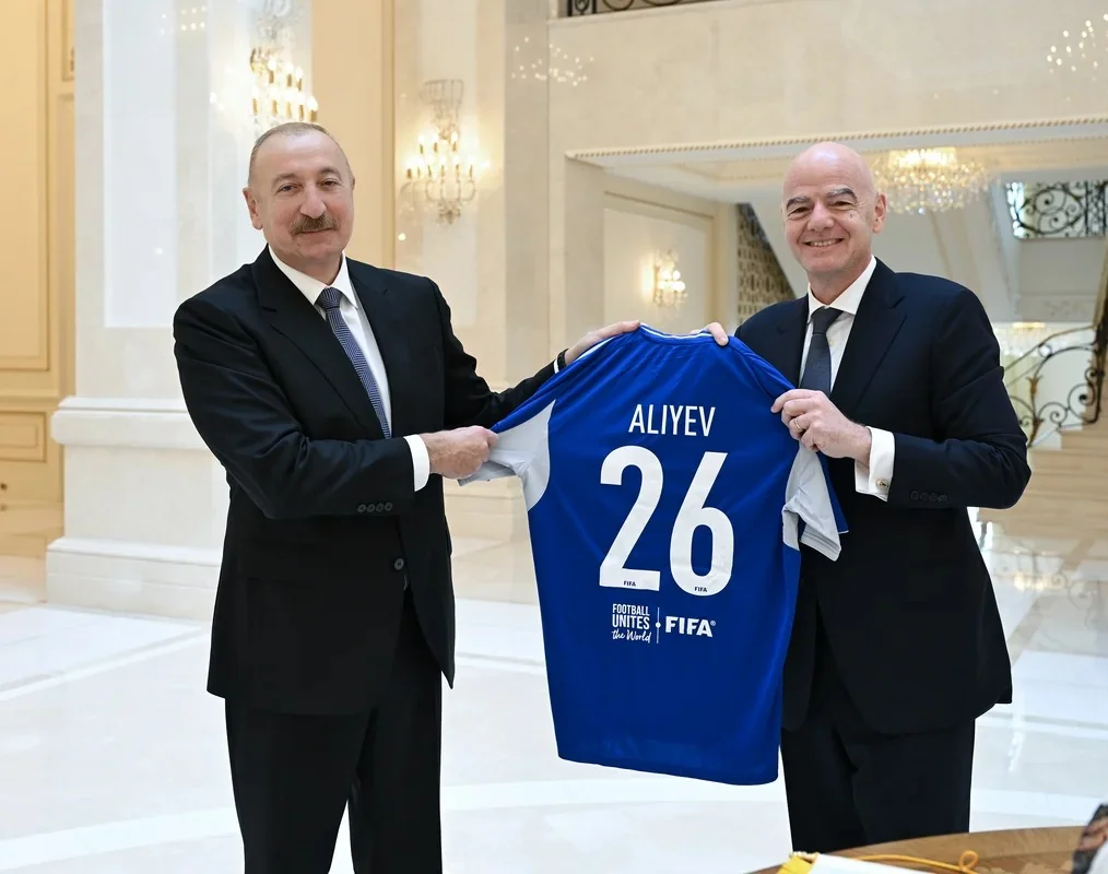 Canni İnfantino, FIFA, İlham Əliyev