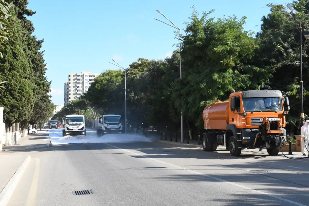 Təmizlik və abadlıq işləri, Bakı, Təmizlik, Abadlıq